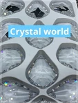 80PCS 64MM Asfour Pendeloque French Cut Prisms Chandelier Lamp Pendant Parts. Fixed Price $75.99.