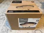 Commercial Electric 11IN Oil Rubbed Bronze Flush Mount Glass Shade (2-PACK). Fixed Price $10.99.