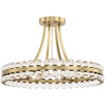 Crystorama CLO-8894-AG Clover Semi-flush Mount Aged Brass. Fixed Price $798.40.