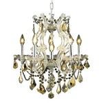 Elegant Theresa 6-LT 20" Royal Chandelier, Chrome/smoke 2800D20C-GT-RC. Fixed Price $690.00.