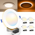 Sunco 6 Inch Led Recessed With Night Light, Canless Lighting. Fixed Price $56.99.