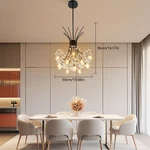 Modern Led Crystal Glass Pendant Lamp Elegant Chandelier Ceiling 13 Lights. Fixed Price $60.24.