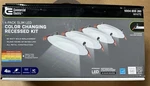 Commercial Electric Ultra Slim Integrated Led Round Adj Color Temp (4PK). Fixed Price $39.99.