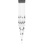 Avenue Lighting Aspen 25LT 171" Pendant, Bronze/crystal HF1904-25-AP-DBZ-C. Fixed Price $4414.00.