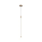 Kuzco Motif 27" Led Pendant, Brushed Gold/clear PD75027-BG. Fixed Price $193.60.