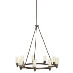 Kichler 2346OZ - Circolo 9 Light 36" Wide Chandelier Olde Bronze Finish. Fixed Price $489.99.