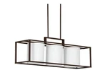 Progress Lighting Province 3-LIGHT Antique Bronze Island Chandelier Shade Nib. Fixed Price $75.00.
