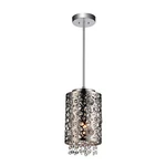 Cwi Lighting Bubbles 1 Drum Shade Metal Mini Pendant Chrome. Fixed Price $70.11.