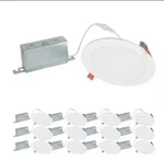 Halo 6" Led Canless Recessed Lights HLBSL609FS5-12PK. Fixed Price $94.00.