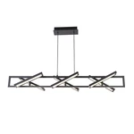 Abra Lighting 6LT Rectangular Pendant, Black 10111PN-MB-HELIX. Fixed Price $550.00.