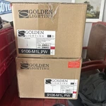 Golden Lighting 9106-M1L Pw Mini Pendant ,taylor Series. New Sealed X2. Fixed Price $89.49.