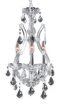 Maria Theresa 4-LIGHT 12X22 Crystal Chandelier In Polished Chrome. Fixed Price $520.00.