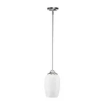 Quorum Light Mini Pendant Satin Nickel Milk Glass Transitional 6398-65 1. Fixed Price $89.99.