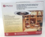 Utilitech 3" Black Baffle Trim Recessed Lighting Fixture (bulb Not Included). Fixed Price $11.83.