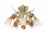 Crystorama Lighting Group 4800 Southport 5 22"W Semi-flush Sage Rose. Fixed Price $358.40.