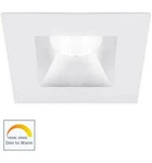 Wac Oculux 3.5" Led Sq Open Ref Trim Spot 3000K, Warm Dim, Wh R3BSD-SWD-WT. Fixed Price $50.00.