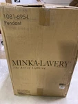 Minka Lavery 1081-695-L Led Pendant, 1-LIGHT 30W, 32"H X 14"W, Soft Brass. Fixed Price $295.99.