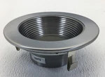EL993N Elco 4" Phenolic Baffle Trim All Nickel, Step, Metal Ring,. Fixed Price $19.99.