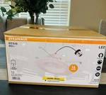 Sylvania Led RT5/6 In. Retro Fit 3000K 625 Lumen Recessed Light WHITE-12 Pack. Fixed Price $49.99.
