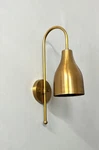 Elegant Exquisite Handcrafted Brass Wall Lamp For Timeless Elegance. Fixed Price $255.00.