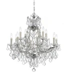 Crystorama Lighting Group 4412-CL-I Maria Theresa 13 29"W Chrome. Fixed Price $1489.02.