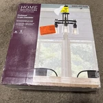 Home Decorators Knollwood 17.5" 3-LIGHT Black Bronze Chandelier Brass Accents. Fixed Price $89.99.