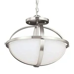 Generation Lighting 7724602EN3-962 Alturas Two Semi-flush Convertible Pen. Fixed Price $159.99.