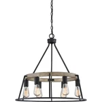 Quoizel BRT5006 Grey Ash Brockton 6-LIGHT 24-1/2"W Ring Chandelier. Fixed Price $509.99.