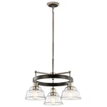 Kichler Eastmont 3 Light Chandelier, Polished Nickel - 52402PN. Fixed Price $319.99.