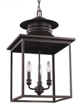 Sea Gull Huntsville Light 14 Inch Foyer Pendant, Heirloom Bronze, 5136103-782. Fixed Price $129.98.
