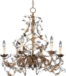 Maxim 2851 Gold Elegante 26"W 6-LIGHT Chandelier. Fixed Price $678.30.