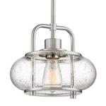 Quoizel TRG1510 Trilogy Light 10"W Mini Pendant - Nickel. Fixed Price $239.99.