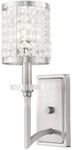 Livex Lighting 50561-91 Gramercy 1-LIGHT Wall Sconce, Brushed Nickel. Fixed Price $139.95.