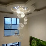 Modern Fashion Dimming Led K9 Crystal Ceiling Lighting Pendant Lamp Chandelier. Fixed Price $416.25.