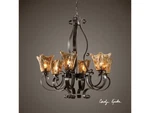 Uttermost 21006 Vetraio Light Oil Rubbed Bronze Chandelier. Fixed Price $450.00.