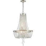 Crystorama ARC-1907-SA-CL-MWP Arcadia Chandelier Antique Silver. Fixed Price $493.02.