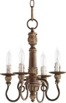 Quorum 6006-4-39 Salento 12.5" 4-LIGHT Chandelier Vintage Copper. Fixed Price $304.00.