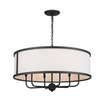 Kichler 52466 Heddle Light 31"W Drum Chandelier - Black. Fixed Price $644.99.