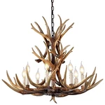 Chandelier Light, Large Deer Antlers High D08-8 Lights. Fixed Price $440.25.