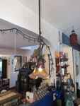 Ultra-rare Signed Quoizel Ceiling Light, Hand Blown Glass. Original Package. Fixed Price $99.99.