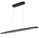 Yisdesign 59 Inch Integrated Led Pendant Light 40W Dimmable Wood Black. Fixed Price $140.00.