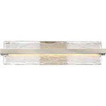 Quoizel PCGL8522BN Platinum Collection Glacial Bath Light Brushed Nickel. Fixed Price $349.99.