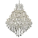 Elegant Theresa 49 Light 46" Royal Chandelier, Chrome/clear 2801G46C-RC. Fixed Price $5626.00.