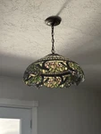 Meyda Lighting 18'W Handel Grapevine Pendant, Purple Pr Pink Pbnawr - 32176. Fixed Price $400.00.