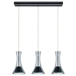 Eglo Musero 60-WATT Black Chrome Integrated Led Pendant 201428A New. Fixed Price $81.00.