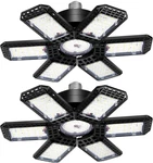 Audles Pack Garage Lights, 200W 20000LM 6500K Led Shop Ce. Fixed Price $42.32.