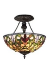 Fine Art Lighting Florence Semi-flush Mount Tiffany Ceiling Lamp JS1438 2 Lights. Fixed Price $350.00.