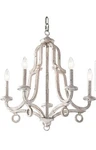 Edvivi French Country Chandelier, 5-LIGHT Farmhouse Vintage Candle.... Fixed Price $75.99.