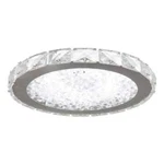 Lamqee Crystal 16.5 In. 24-WATT Integrated Led Flush Mount Round Ceiling Light. Fixed Price $29.99.
