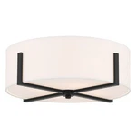 Malen 4 Light Flush MOUNT-8.25 Inches Tall And 20 Wide-black Finish. Fixed Price $464.99.